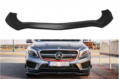 Накладка сплиттер на передний бампер на Mercedes GLA X156 45 AMG SUV